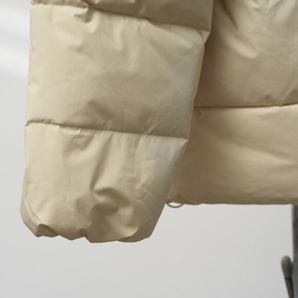 MLB Cream Hoodless Down Jacket - Picture 3 of 8